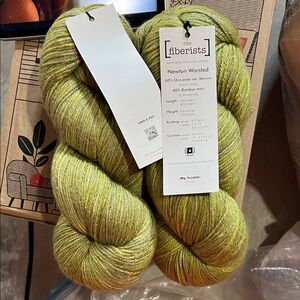 The Fiberists Newton Worsted in Peridot